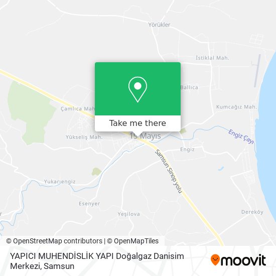 YAPICI MUHENDİSLİK YAPI Doğalgaz Danisim Merkezi map