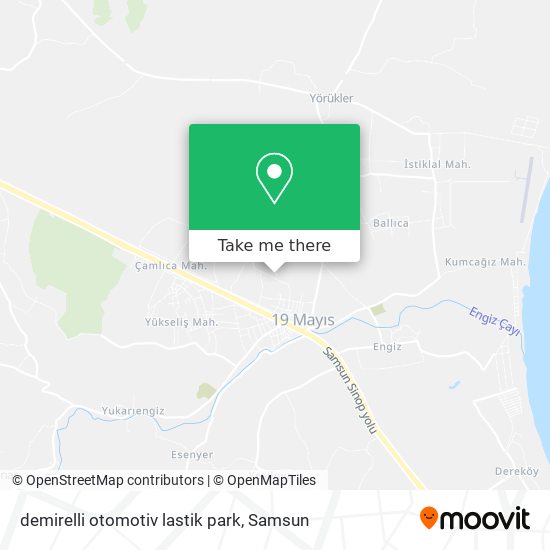 demirelli otomotiv lastik park map
