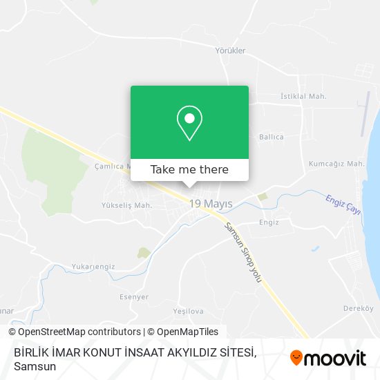 BİRLİK İMAR KONUT İNSAAT AKYILDIZ SİTESİ map
