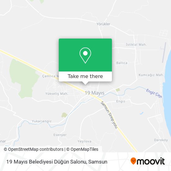 19 Mayıs Belediyesi Düğün Salonu map