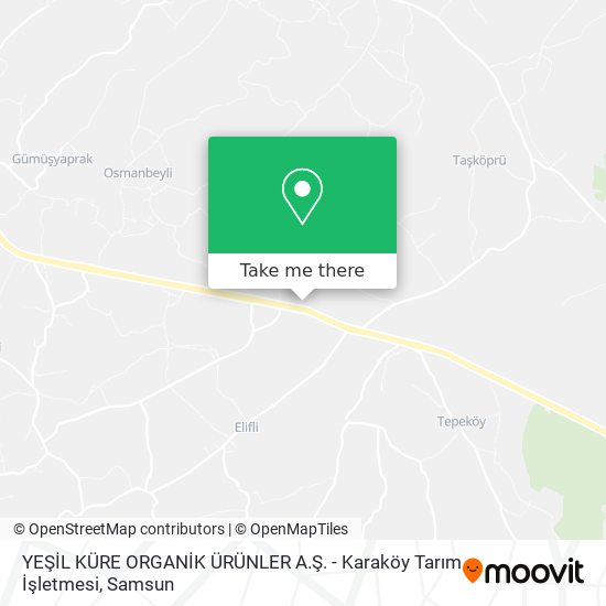 YEŞİL KÜRE ORGANİK ÜRÜNLER A.Ş. - Karaköy Tarım İşletmesi map