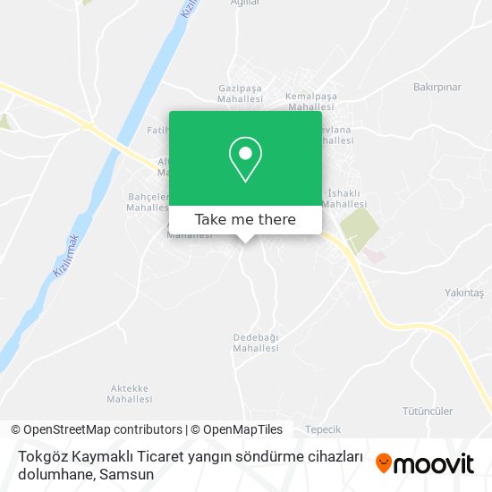 Tokgöz Kaymaklı Ticaret yangın söndürme cihazları dolumhane map