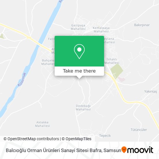Balcıoğlu Orman Ürünleri Sanayi Sitesi Bafra map