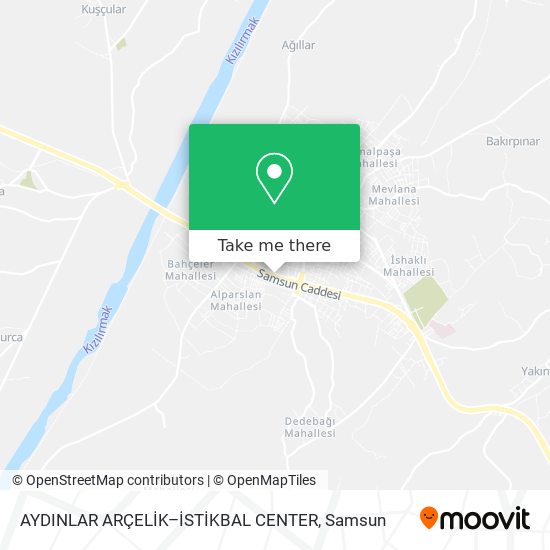 AYDINLAR ARÇELİK–İSTİKBAL CENTER map