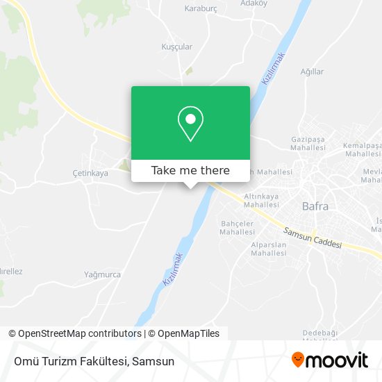 Omü Turizm Fakültesi map