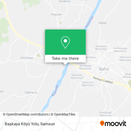 Başkaya Köyü Yolu map
