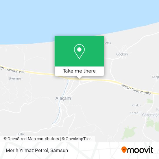 Merih Yılmaz Petrol map