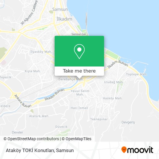 Ataköy TOKİ Konutları map