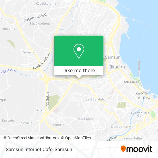 Samsun İnternet Cafe map