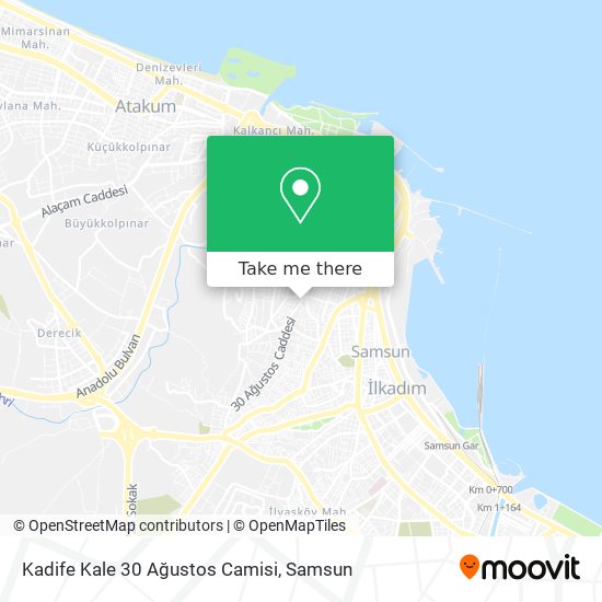 Kadife Kale 30 Ağustos Camisi map