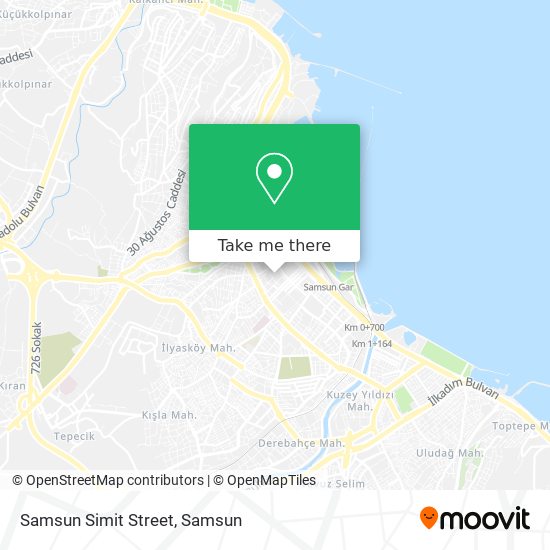 Samsun Simit Street map