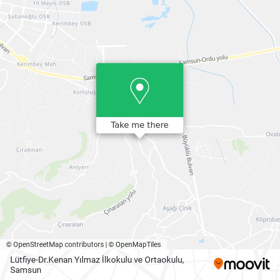 Lütfiye-Dr.Kenan Yılmaz İlkokulu ve Ortaokulu map
