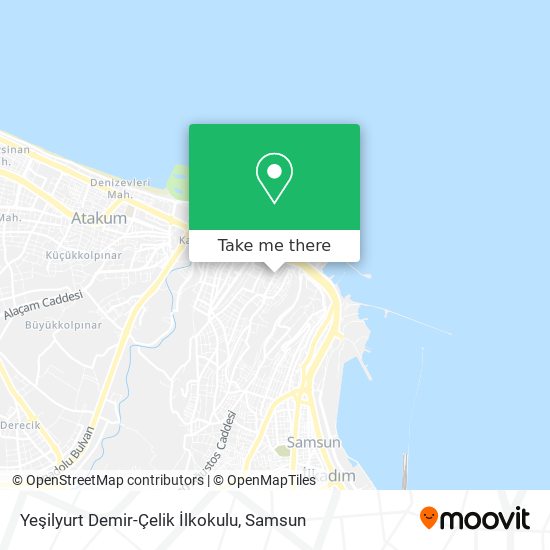 Yeşilyurt Demir-Çelik İlkokulu map