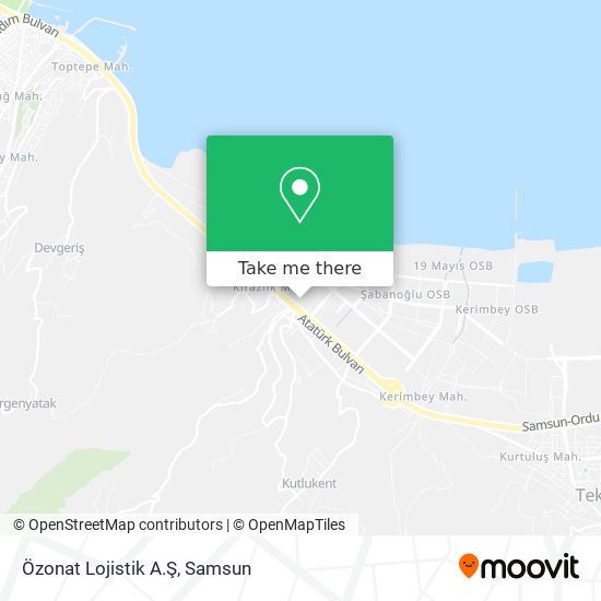 Özonat Lojistik A.Ş map