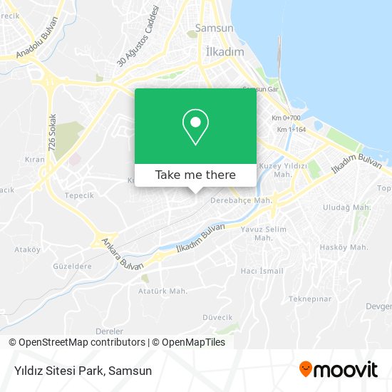 Yıldız Sitesi Park map