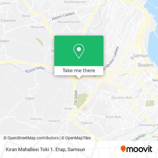 Kıran Mahallesi Toki 1. Etap map