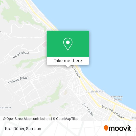 Kral Döner map