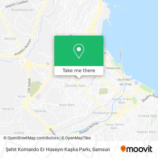 Şehit Komando Er Hüseyin Kaşka Parkı map