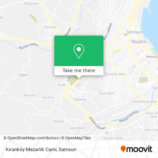Kıranköy Mezarlık Cami map