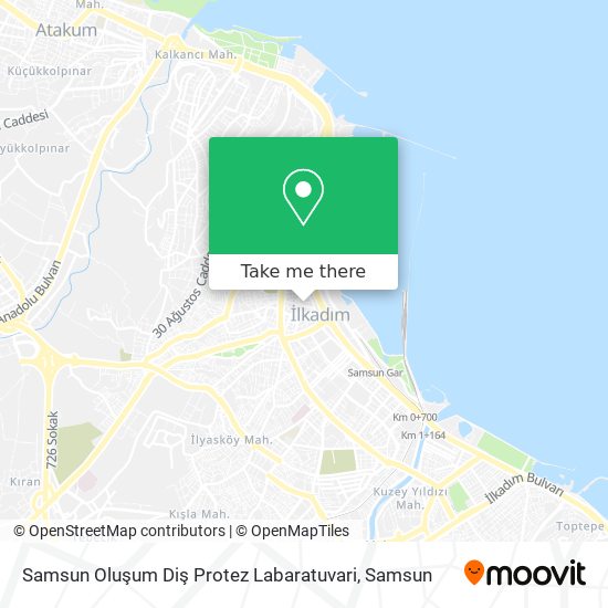 Samsun Oluşum Diş Protez Labaratuvari map