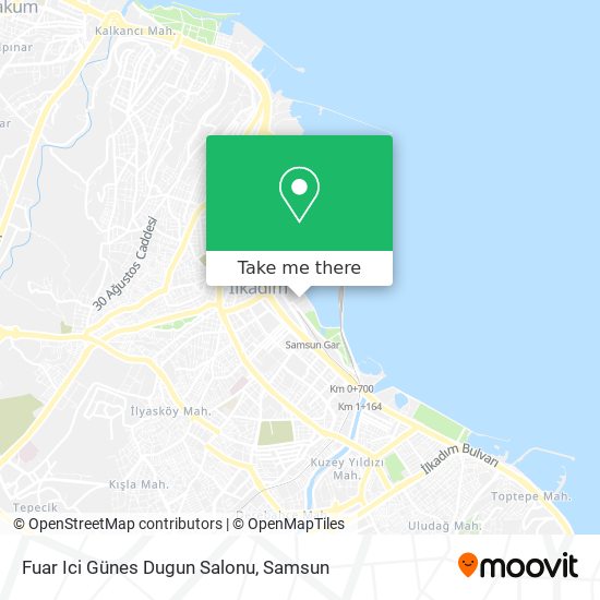Fuar Ici Günes Dugun Salonu map