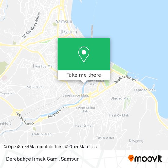 Derebahçe Irmak Cami map
