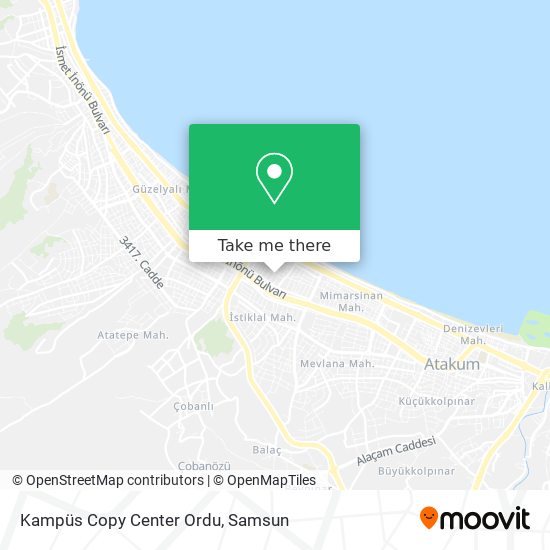 Kampüs Copy Center Ordu map