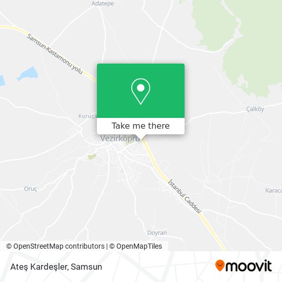 Ateş Kardeşler map