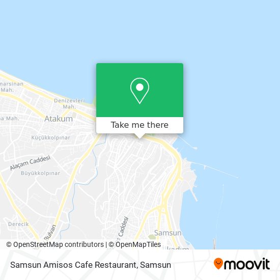 Samsun Amisos Cafe Restaurant map