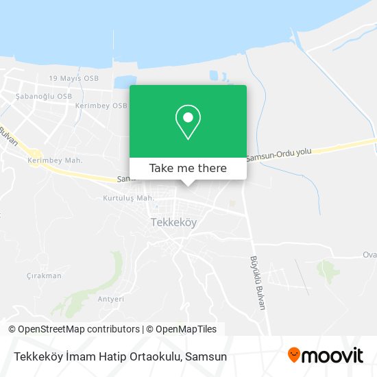 Tekkeköy İmam Hatip Ortaokulu map