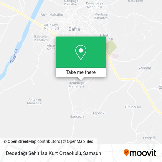 Dededağı Şehit İsa Kurt Ortaokulu map