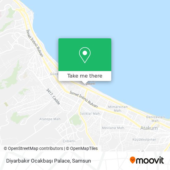 Diyarbakır Ocakbaşı Palace map