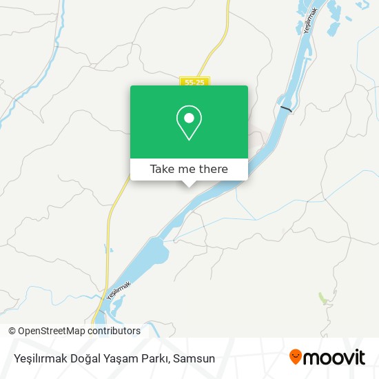 Yeşilırmak Doğal Yaşam Parkı map