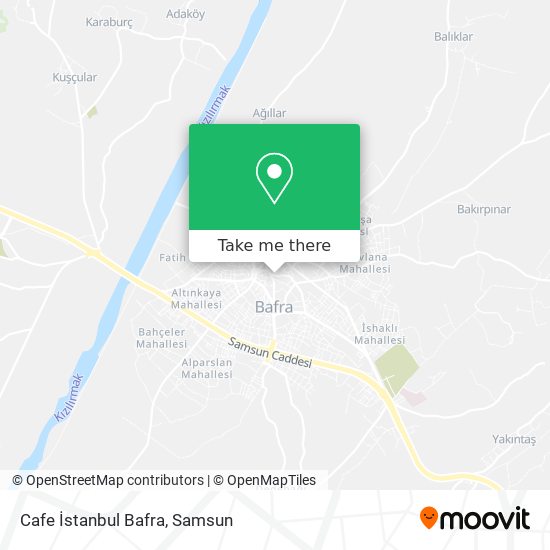 Cafe İstanbul Bafra map