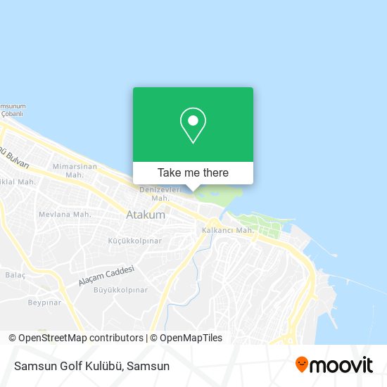 Samsun Golf Kulübü map