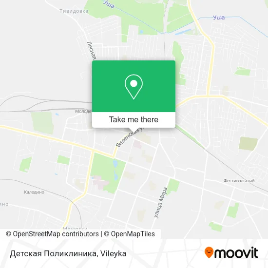 Детская Поликлиника map