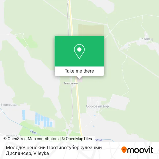 Молодечненский Противотуберкулезный Диспансер map