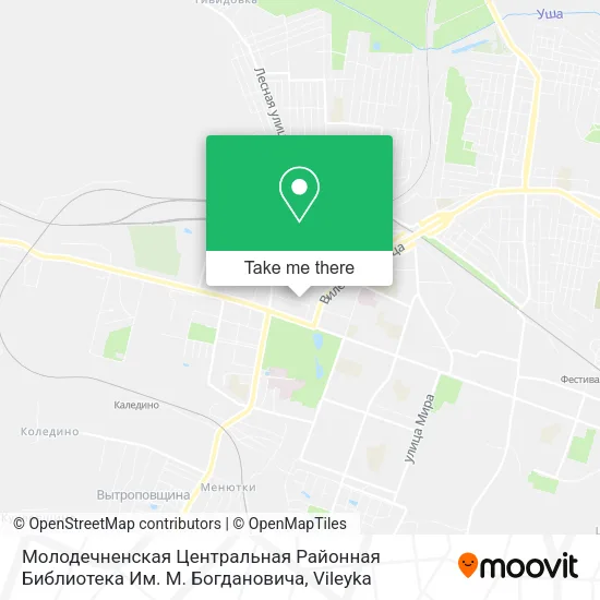 Молодечненская Центральная Районная Библиотека Им. М. Богдановича map