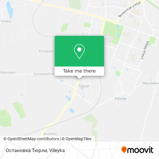 Остановка Тюрли map