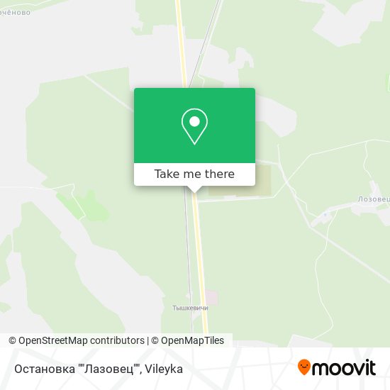 Остановка ""Лазовец"" map