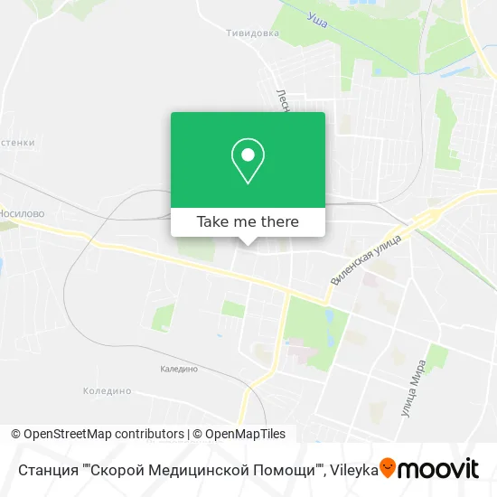 Станция ""Скорой Медицинской Помощи"" map