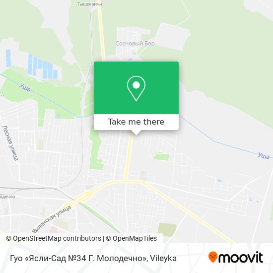Гуо «Ясли-Сад №34 Г. Молодечно» map