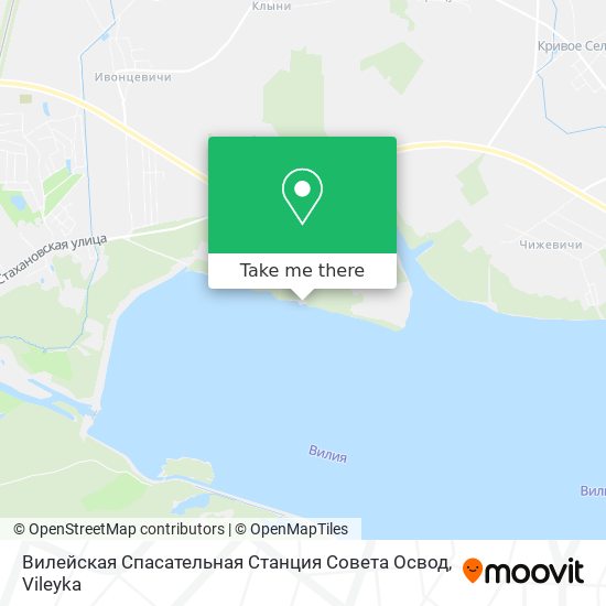 Вилейская Спасательная Станция Совета Освод map