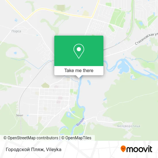 Городской Пляж map