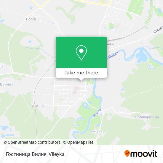 Гостиница Вилия map