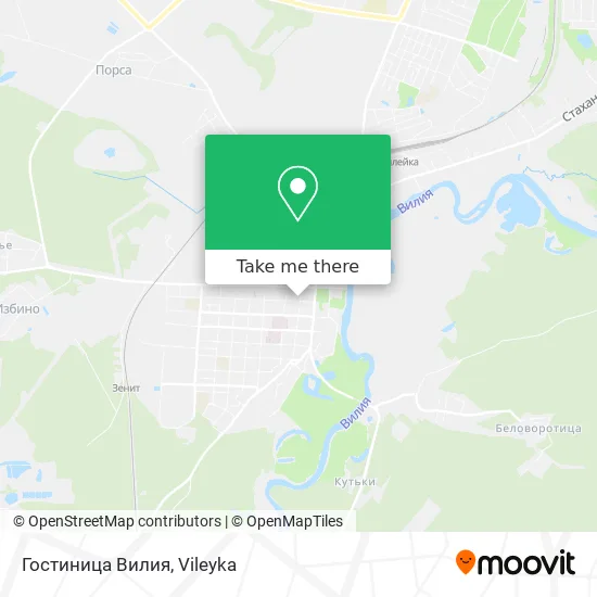 Гостиница Вилия map