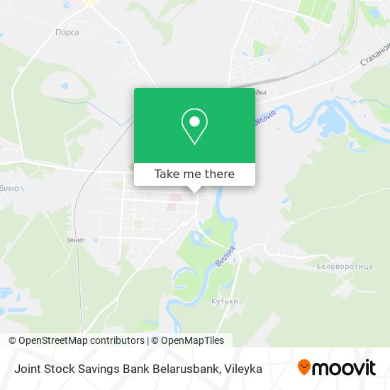 Joint Stock Savings Bank Belarusbank map