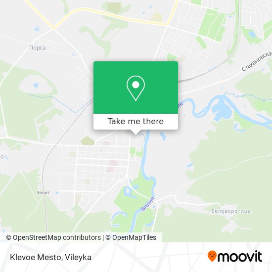 Klevoe Mesto map