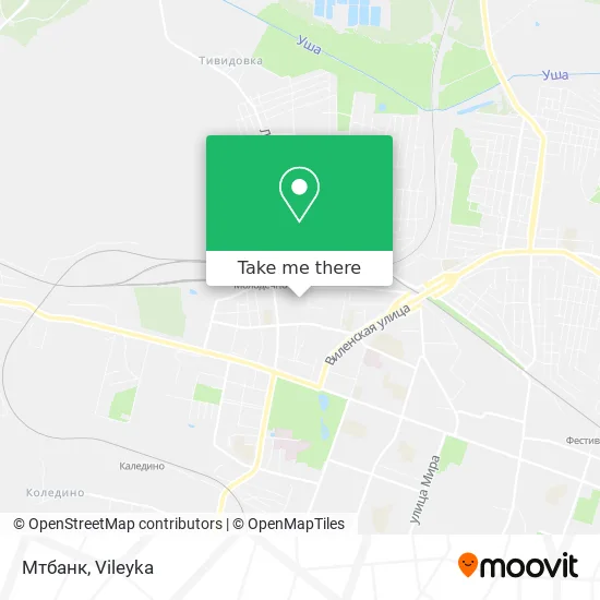 Мтбанк map