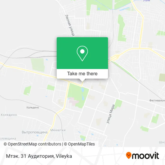 Мтэк. 31 Аудитория map